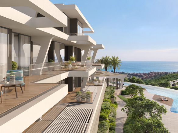 MAREA Interiors by MISSONI Luxury 2 bedroom apartments 16 Marea by Missoni view