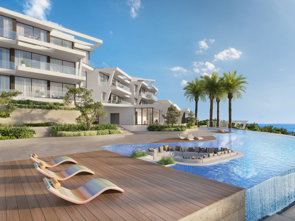 MAREA Interiors by MISSONI Luxury 3 bedroom apartments 14 DG.MAREA Pool.1440